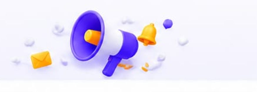 নোটিশ বোর্ড হিরোর 3D মেগাফোন ও খাম